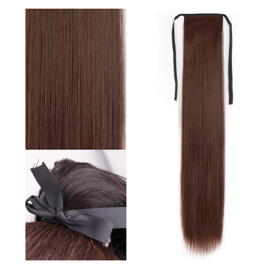StraightLocks® | Straight Hair Extension Ponytail (30% OFF) - Haeria