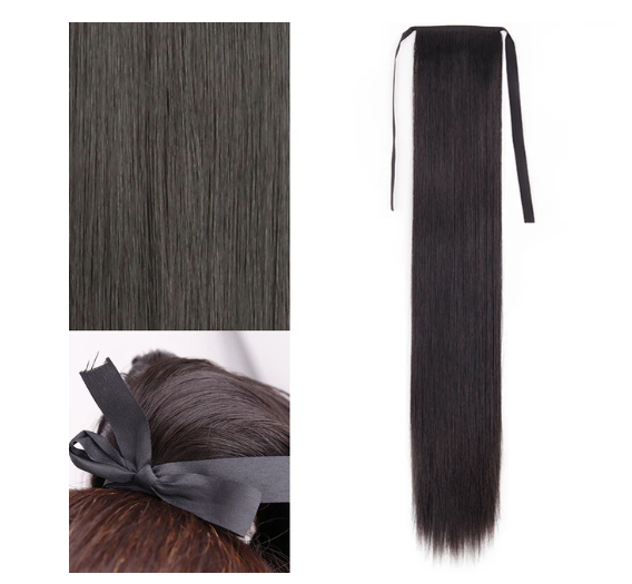 StraightLocks® | Straight Hair Extension Ponytail (30% OFF) - Haeria