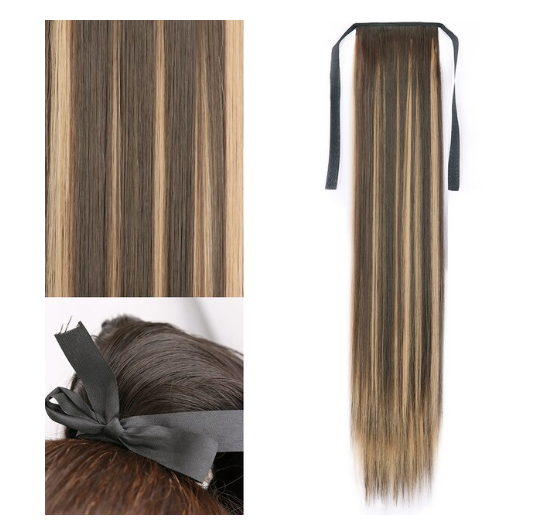 StraightLocks® | Straight Hair Extension Ponytail (30% OFF) - Haeria