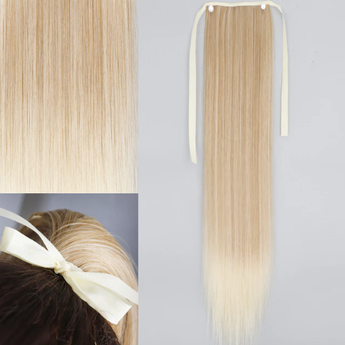 StraightLocks® | Straight Hair Extension Ponytail (30% OFF) - Haeria