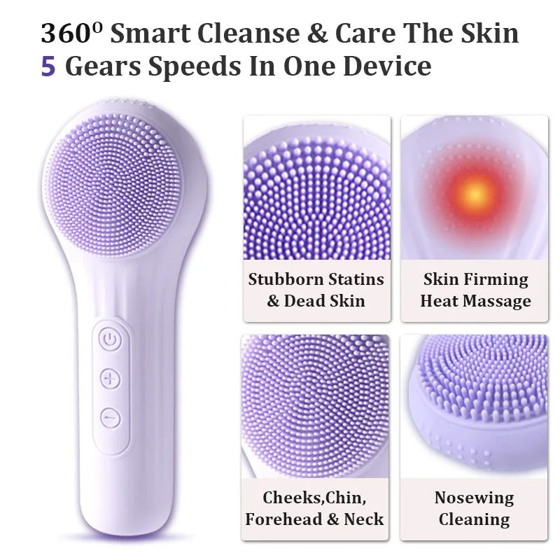 SonicClean® | Sonic Facial Cleansing Brush (30% OFF) - Haeria